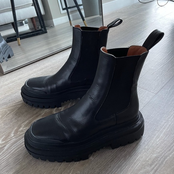 Zara Lug Sole Boots - Picture 4 of 5